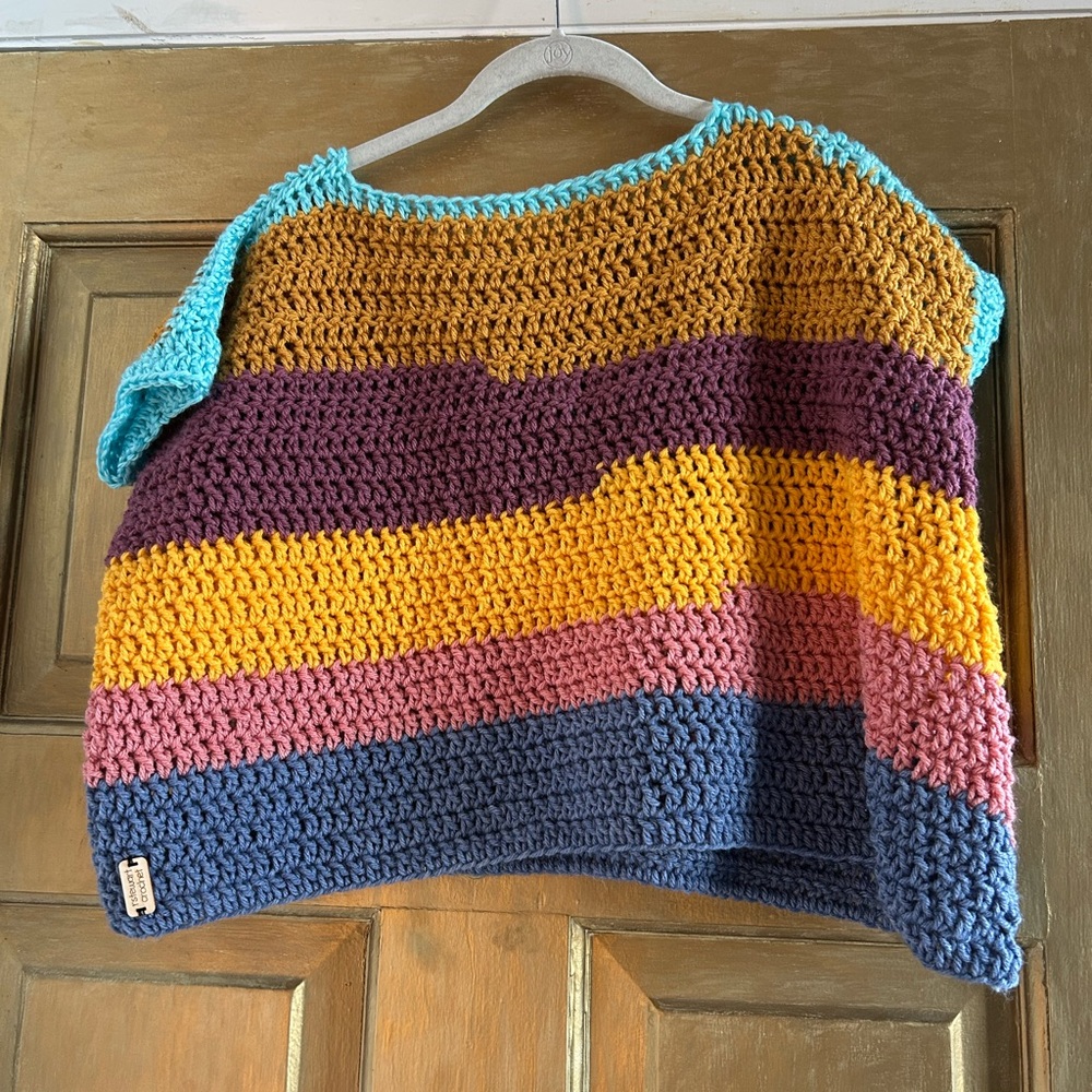 Crochet tee shirt sweater - Picture 5 of 6